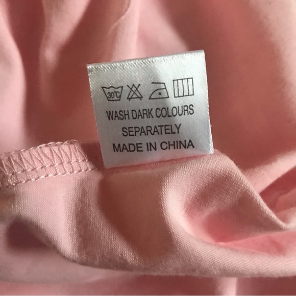 NEW ! Aisew Soft Pink Long Sleeve Top - Size Medium - Picture 9 of 12